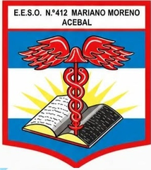 Escudo E.E.S.O. N.º 412 “Mariano Moreno”
